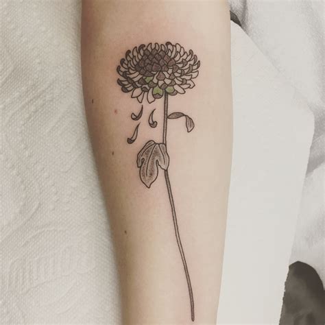 chrysanthemum tattoo ideas